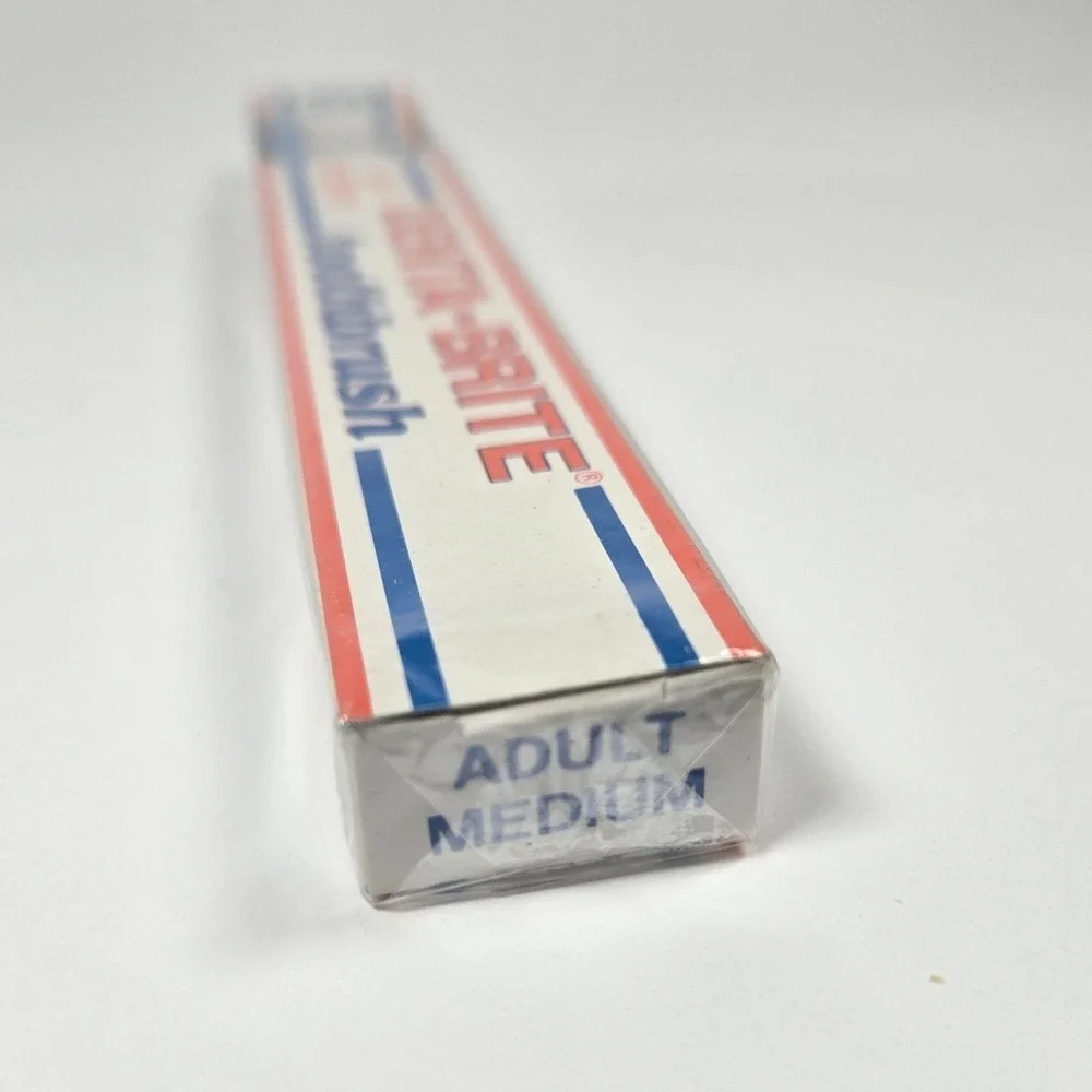Vintage NOS Denta-Brite Toothbrush Blue Adult Medium TOPS‎ E.H.R Corp
